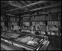 Bibliothèque avec Livres Anciens