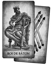 Cartes de Bâton du Tarot