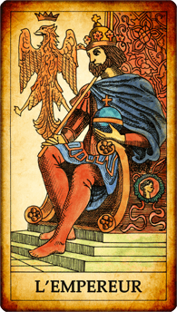 Carte de Tarot « L’Empereur »
