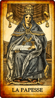Carte de Tarot « La Papesse »