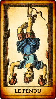 Carte de Tarot « Le Pendu »