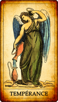 Carte de Tarot « Tempérance »