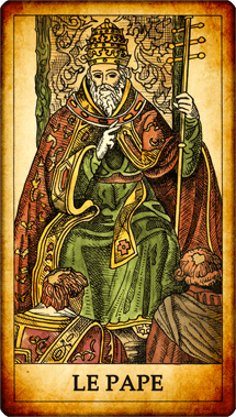 Carte de Tarot « Le Pape »